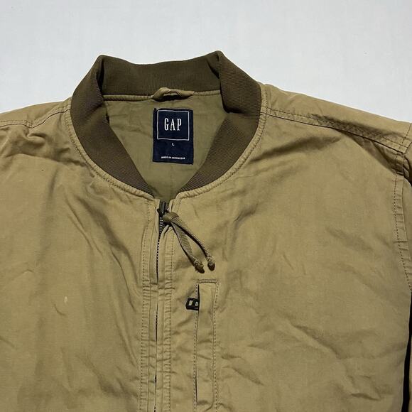 Gap Army Military Cargo Style Jacket Size Large - Picture 4 of 8